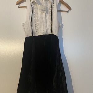 Black and White Free people dress